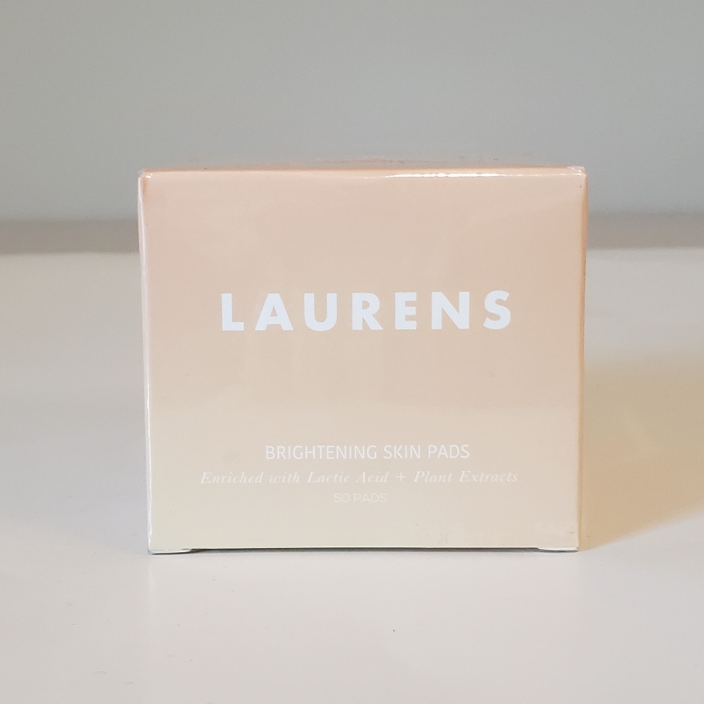 Laurens Brightening Skin Pads Expiration Aug 2027 Sealed New In Box 50 Pads
